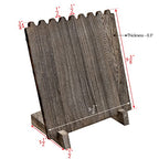 Ikee Design Set of 2 Wood Necklace Jewelry Display Stand for 8 Necklaces, Necklace Display Holder Organizer, Coffee Color - color: Coffee