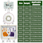 LonlyEagle 12 Pack 3 Inch Clear Plastic Easels or Stand/Plate Holders to Display Pictures or Other Items at Weddings, Plate Stands for Home Decoration, Birthdays, Tables - size: 3 inch