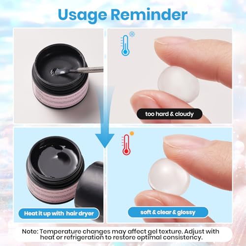 Beetles 3D Gel Nail Art with 3D Mold-Pearl White Solid Builder Nail Gel,5 in 1 Non-Sticky Sculpting with Dual-Ended Sculpture Pen, Beginner Friendly DIY at Home,UV LED Lamp Needed,Pearl Drift - color: Pearl White