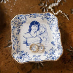 Personalized Mother of The Bride Photo Jewelry Tray, Mother of The Bride Gifts; Personalized Mom Portrait Photo Trinket Tray, Wedding Day Keepsake, for Grandma Mama 9 - color: Jewelry Dish 8