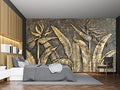 Cliouar-Golden Bird of Paradise Sculpture 3D Three-Dimensional Wallpaper Mural 103" x 69"(Not Self-Adhesive) - color: Murals-27, size: 103" x 69"
