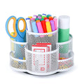Topwey Pen Holder for Desk, Rotating Pencil Holder, Cup Holder for Desk Office, Pen Organizer (Pure White) - color: Pure White
