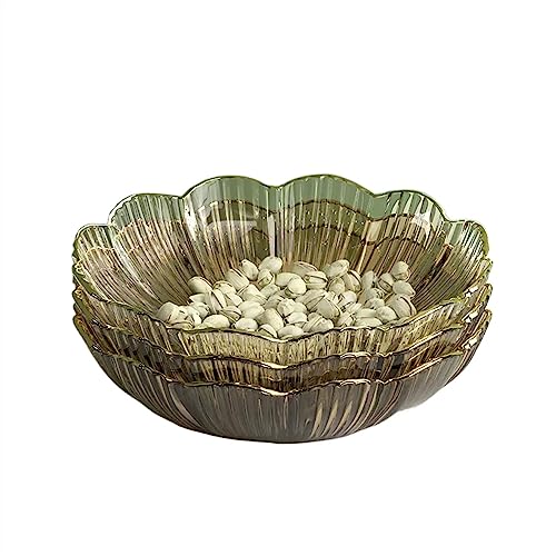 Fruit Bowls 3Pcs Fruit Plate Home Living Room Coffee Table Fruit Plate Light Luxury Style High-End Snacks Fruit Plate Decorative Fruit Dish,7 - color: 7