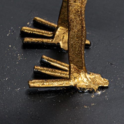 Creative Co-Op Decorative Cast Iron Bird Bookends, Gold, Set of 2