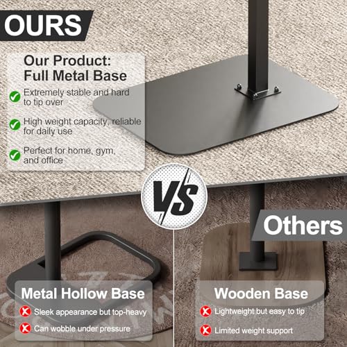 HzTinT Side Table Sofa Tray for Couch Heavy Metal Base Swivel/Adjustable Height, Sofa Bed Bathroom Study TV Tray C Shaped End Table Food Snack Trays for Eating - color: Light Gray, size: 11.8*15.7 in
