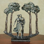 Through The Years Couple in Love Table Sculpture