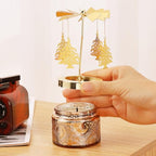 Gifts for Women, Candle Gifts for Mom Daughter Sister Wife, Unique Gift for Friend Women Rotatable Scented Candles Gift for Christmas Anniversary - size: Christmas Tree