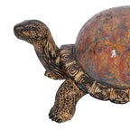 Deco 79 Polystone Turtle Decorative Sculpture Home Decor Statue, Accent Figurine 11" x 6" x 6", Brown