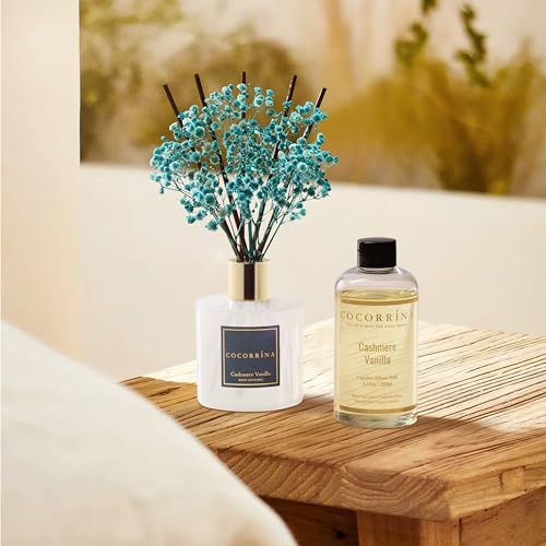 COCORRÍNA Reed Diffuser - Cashmere Vanilla 6.7 fl oz Reed Diffuser for Bedroom Bathroom Home Décor - size: 6.7 Ounce/1pack