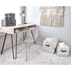 IDesign Decorative Countertop Vanity Tray Organizer for Bathroom, Bedroom, Closet, Entryway, The Clarity Collection – 4” x 8” x 2”, Clear, Small - size: Small