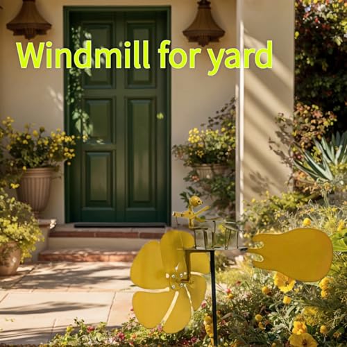 Handmade Metal Rock Band Windmill, Drummer Wind Spinner, Unique Drummer Statue Gift for Music Lovers, Garden Decor for Outside, Windmill for Yard and Garden - size: Medium