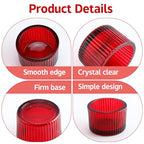 Red Candle Holders, Glass Votive Candles Holders for Table Centerpiece, Tealight Candle Holder, Glass Tea Light Candles Holder for Party & Home,Wedding Decor, Set of 12