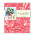 Freshcut Paper Pop Up Cards, Mini Hummingbird Oasis, 6 Inch Life Sized Forever Flower Bouquet 3D Popup Greeting Card, Birthday Cards, Thank You Card, Blank Notecard & Envelope - color: Hummingbird Oasis, size: Mini
