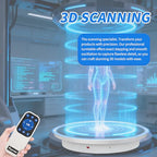 Remote-Controlled Motorized Electric Turntable,Heavy Duty Rotating Display Stand,Speed-adjustable Rotating Platform ,Multi-mode 360° Photography Turntable For 3D Scan,Photography(23.6in/White) - size: 23.64inch/White/500Lbs Load
