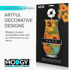 MODGY Collapsible and Expandable Plastic Flower Vase, Unbreakable, Foldable, Decorative Modern Centerpieces, Table Decorations, Van Gogh Sunflowers, 1 Pack - style: 1 Pack