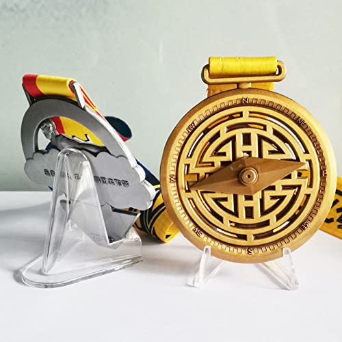 22 Packs(2.7 Inch) Acrylic Easel Stands Display Stands/Plate Stands Coin Display Easel Holder for Air-Tite Coins Pocket Watches Capsules Challenge Medals Casino Chips , Photo Display,Baseball Sports - size: 22 PCS / 2.7"