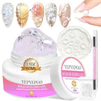Solid Sculpture Builder Gel for Nails, 2.1oz Non-Sticky Hand 3d Solid Builder Sculpting Modeling Extension Gel for Nail Art Design, Clear