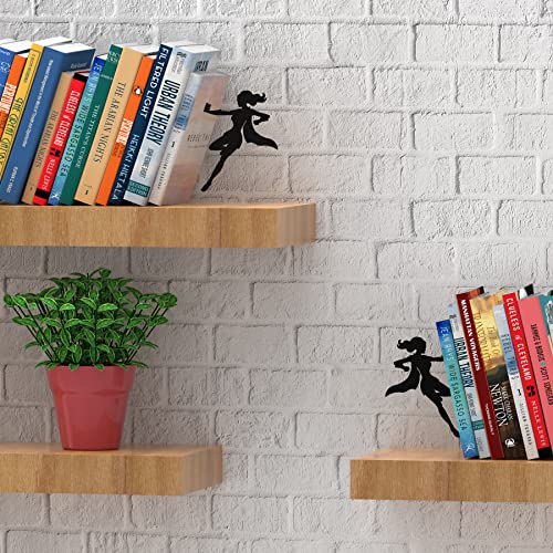 Artori Design Book Ends to Hold Books Heavy Duty - Hidden Metal Bookends for Shelves Desk - Bookend Book Holder for Home Decorative - Gift for Book End Lovers and Home Décor (Supergal - Set of 2) - color: Supergal - Set of 2