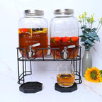 Drip Tray 4" Octagon Countertop Beverage Dispenser Cup Drip Catcher - for Coffee & Drink Dispenser Bar by kitchentoolz - Pack of 4