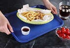 New Star Foodservice Fast Food Tray, Set of 12 (Blue, 10 by 14 Inch) - color: Blue, size: 10 by 14-Inch