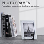 Hoewina 5 Pack 8 Inch Plate Stands for Display, Plate Holder Display Stands, Metal Frame holder stand for Book, Picture, Decorative Plate, Photo and Platter, Tabletop Art