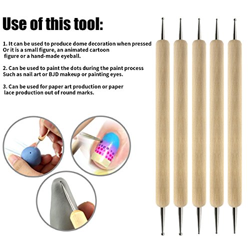 Pottery Sculpting Tools 32PCS Ceramic Clay Carving Tools Set for Crafts Polymer Clay Club,Dotting,Modeling,Shaping Trimming,Hobbyists,Artists