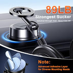 Qifutan for MagSafe Dash Mounted Holders Phone Holders for Your Car Phone Mount for Car Windshield Dashboard Universal Desk Mounts Hands Free Automobile Cell Phone Holder Fit for iPhone Smartphone - style: Dash-E