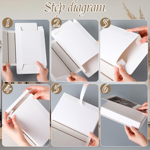 Menkxi 6 Aesthetic Decorative Books Set with Tassel Wood Bead Coffee Table Decor Faux Books with Simple Design for Modern Home Decor Inspired Living Decoration Photo Storage and As a Keepsake Box - style: Simple