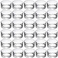 GOLDEAL 30 PCS Small Clear Glass Tealight Candle Holders,Tealight Holders Bulk Use for Weddings Parties Dinner,for 1.5" Tealight. as Well as Candle Mould… - color: Clear