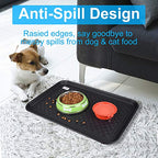 Multi-Purpose Boot Mat, Shoe Mat, Pet Bowl Tray, Waterproof for Indoor and Outdoor Floor Protection, 24" x 15"/2 Pack - size: 24x15"*2 pack