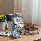 Pigort Unique Owl Statue Figurine - Mechanical Steampunk Style Polyresin Sculpture - 6.6-inch High - Ideal Gift for Boys and Boys' Room Decor
