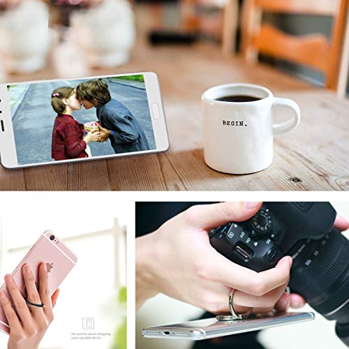 Bonoma Phone Ring Stand, 3 Pack Dog Paws 360 Degree Rotation Finger Grip Stand Holder Compatible with Smartphones and Tablets - color: Dog Paws