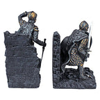 Design Toscano Arthurian Knight Bookends,Grey Stone,8 Inch, Set of Two - style: Arthurian Knight