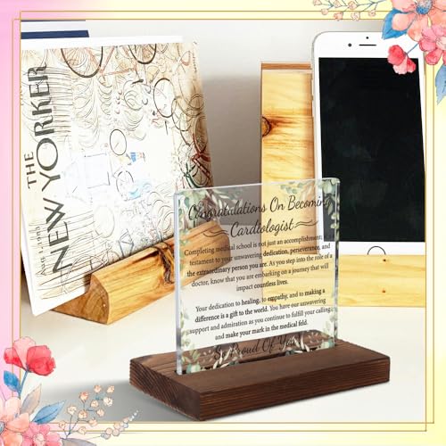 New Cardiologist Gifts for Cardiologist, Graduation Gifts for Cardiologist, Congratulations Gift for Cardiologist, Modern Acrylic Desk Plaque,10 x 10 x 1.5 cm,XXD80 - style: Cardiologist