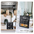 2 Pack Magnetic Board,Magnet Board,Metal Magnetic Bulletin Board,Magnet Display Stand for Home, School, Kitchen, Office (Black) - color: Black