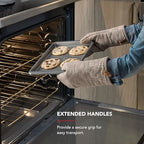KitchenAid 9x13in Nonstick Aluminized Steel Baking Sheet, Contour Silver - color: Contour Silver, size: 9 x 13 Inch
