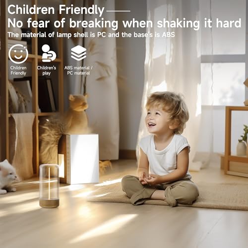 AUGE LIGHT Mini Minimalist Table Lamp Cordless Lamp Rechargeable Table Lamp Portable Nightstand Lamps Desk Lamps for Home Office Unique Ambient Light Mood Lighting for Desk Decor Beside(Golden) - color: Golden