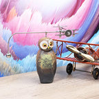 Sunnytech Steel Balance Plane Physics Toy Kinetic Art Balance Toy Balancing Decompressive Science Home Office Toy for Desk Decor WJ066 - style: WJ066