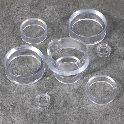 ElevateTech 15 Pcs Clear Sphere Display Stand, Plastic Sphere Stands Ball Stand Holder Rings Acrylic Clear Small, Medium, Large Round Baseball Ring Stands for Decorative Eggs Crystal Balls - 3 Sizes