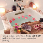Pink Salt Crystal Accessories (Pink Salt Crystal Bath Ball - Round Shape) - color: Pink Salt Crystal Bath Ball - Round Shape