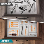 12 Pack Drawer Organizer - 6" X 9" Clear Acrylic Storage Bins with Non-Slip Pads, Versatile Desk Tray for Makeup, Jewelry, Kitchen, Bathroom, and Office Organization - size: 6"X 9"