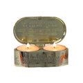 Beautiful Sabbat Travel Candle Holders for Jewish Shabbat or Holidays,A Wonderful Gift. with Astonish Gold Jerusalem Design - color: Gold Jerusalem