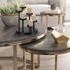 6arms Tea Candle Holder Tray, Metal Black Candlestick Holder, Candle Holders Set of 6 padk Tea Candle Light, for Dining Room, Table Centerpiece Decor,Decorative Tray… - size: tea's 6arms