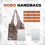 DGAZ Designer Shoulder Bags for Women, Luxury Tote Bag with Zipper, Large Shoulder Hobo Bags - color: Leopard a