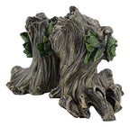 Ebros Gift Mythical Forest Tree Spirit Ent Celtic Greenman Decorative Bookends Figurine Pair Set 6" Tall Wicca Horned God Sculptural Bookend Library Bookshelf Accent