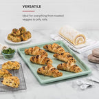 KitchenAid 13x18in Nonstick Aluminized Steel Baking Sheet, Pistachio - color: Pistachio, size: 13 x 18 Inch