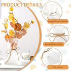 WHJY Glass Purse Vase for Flowers, Glass Bag Vase, Matte Aesthetic Flower Vase Unique Home Décor for Wedding, Dinning, Bookshelf - size: Small