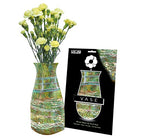 MODGY Collapsible and Expandable Flower Vase Plastic Decorative Modern Centerpieces Dining Table Decor Living Room Bathroom Wedding Office, Monet Water Lily Pond - style: Water Lily Pond