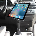 Cellet Cup Holder Tablet Mount, Car Cradle Holder Compatible for All iPad, Pro, Air, Mini Samsung Galaxy Tablet, Amazon Fire Microsoft Surface - style: Tablet Holder Height - 13 in