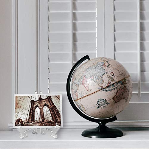 Super Z Outlet Clear Plastic Easels or Stand/Plate Holders to Display Pictures, Placecards, or Other Items at Weddings, Home Decoration, Birthdays, Tables (12 Pack) (5 Inch) - size: 5 Inch